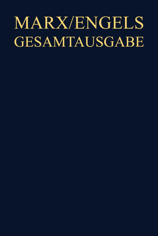 Karl Marx / Friedrich Engels: Briefwechsel, Mai 1846 bis Dezember 1848