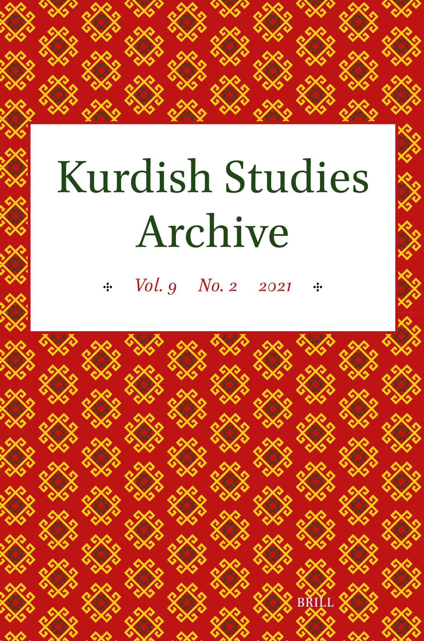 Cover image for Kurdish Studies Archive ISBN 9789004726208