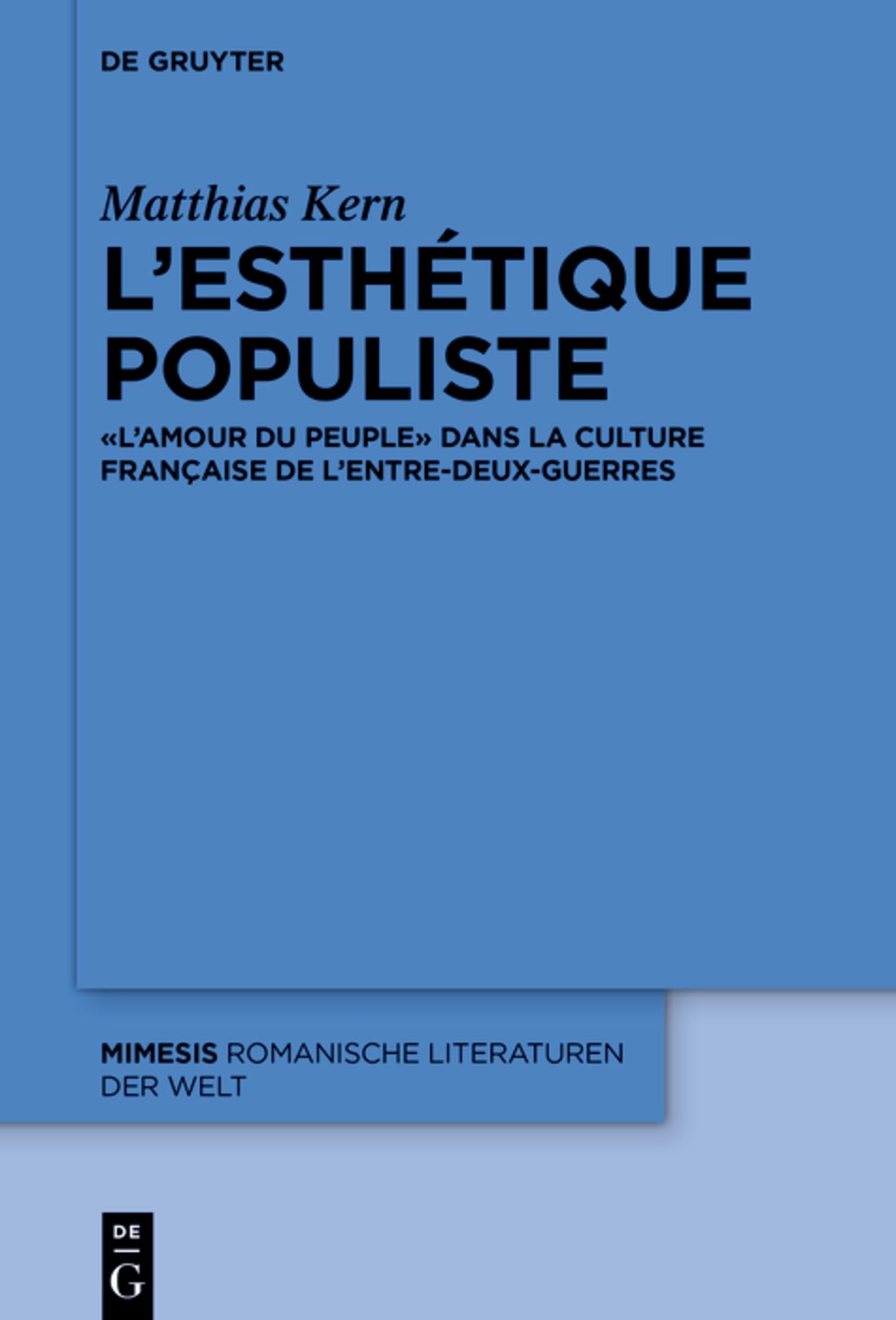 L’esthétique populiste