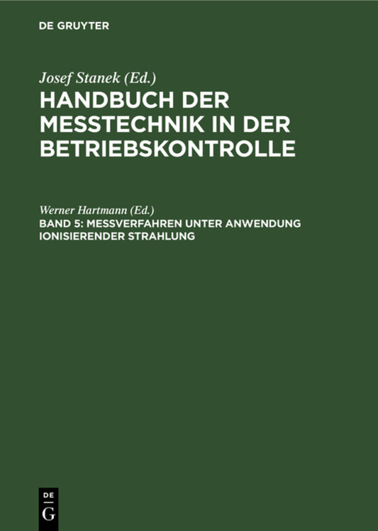 Messverfahren unter Anwendung ionisierender Strahlung