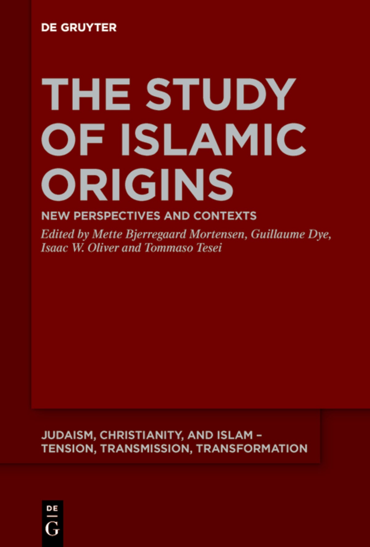 Cover image for The Study of Islamic Origins ISBN 9783110675436