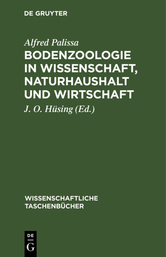 Bodenzoologie in Wissenschaft, Naturhaushalt und Wirtschaft