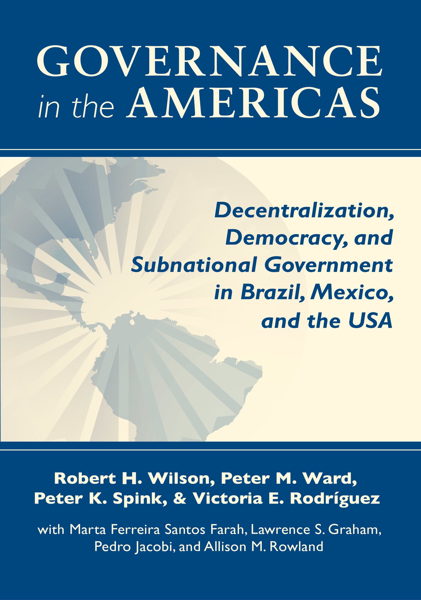 Cover image for Governance in the Americas ISBN 9780268044114
