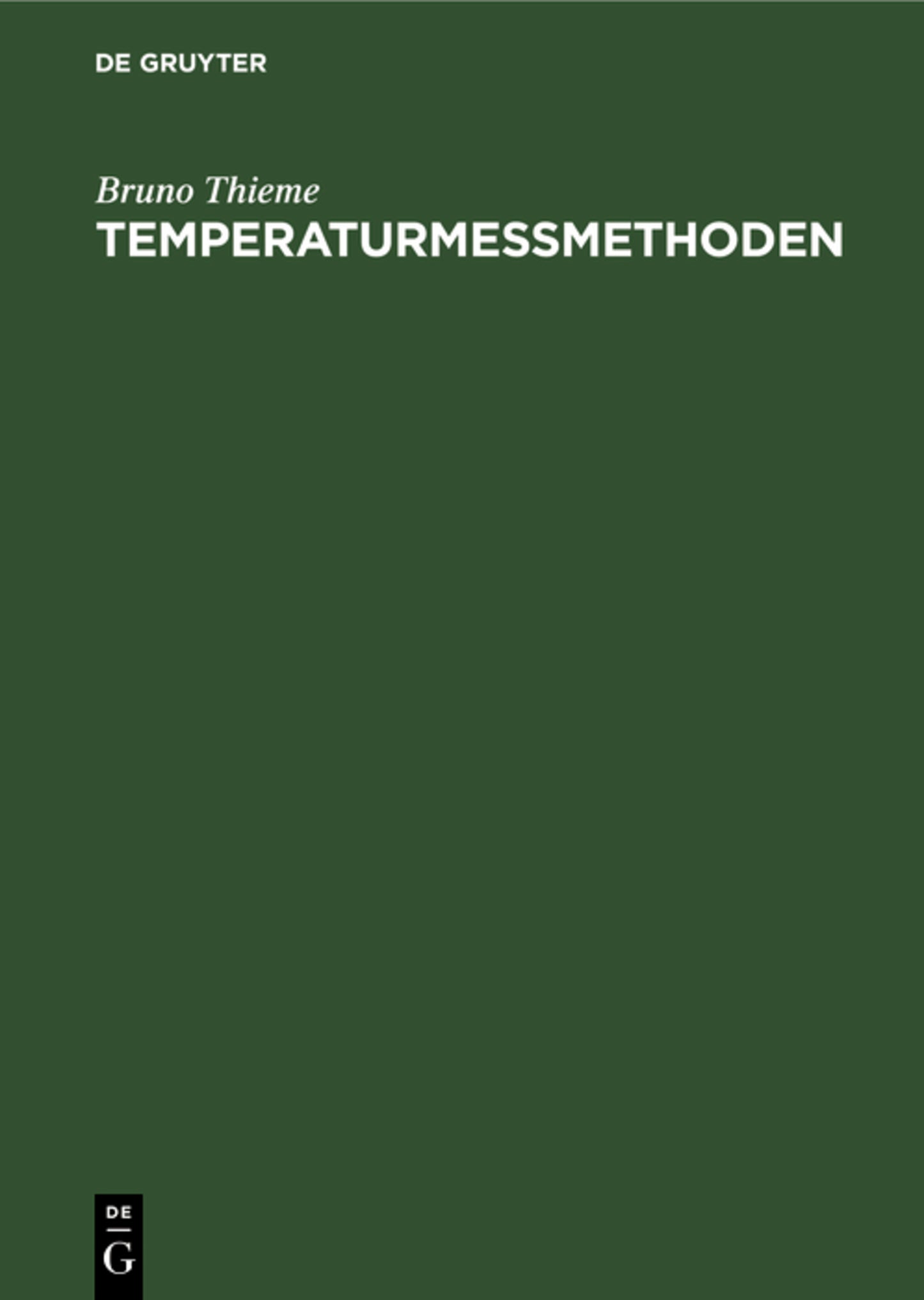 Temperaturmessmethoden
