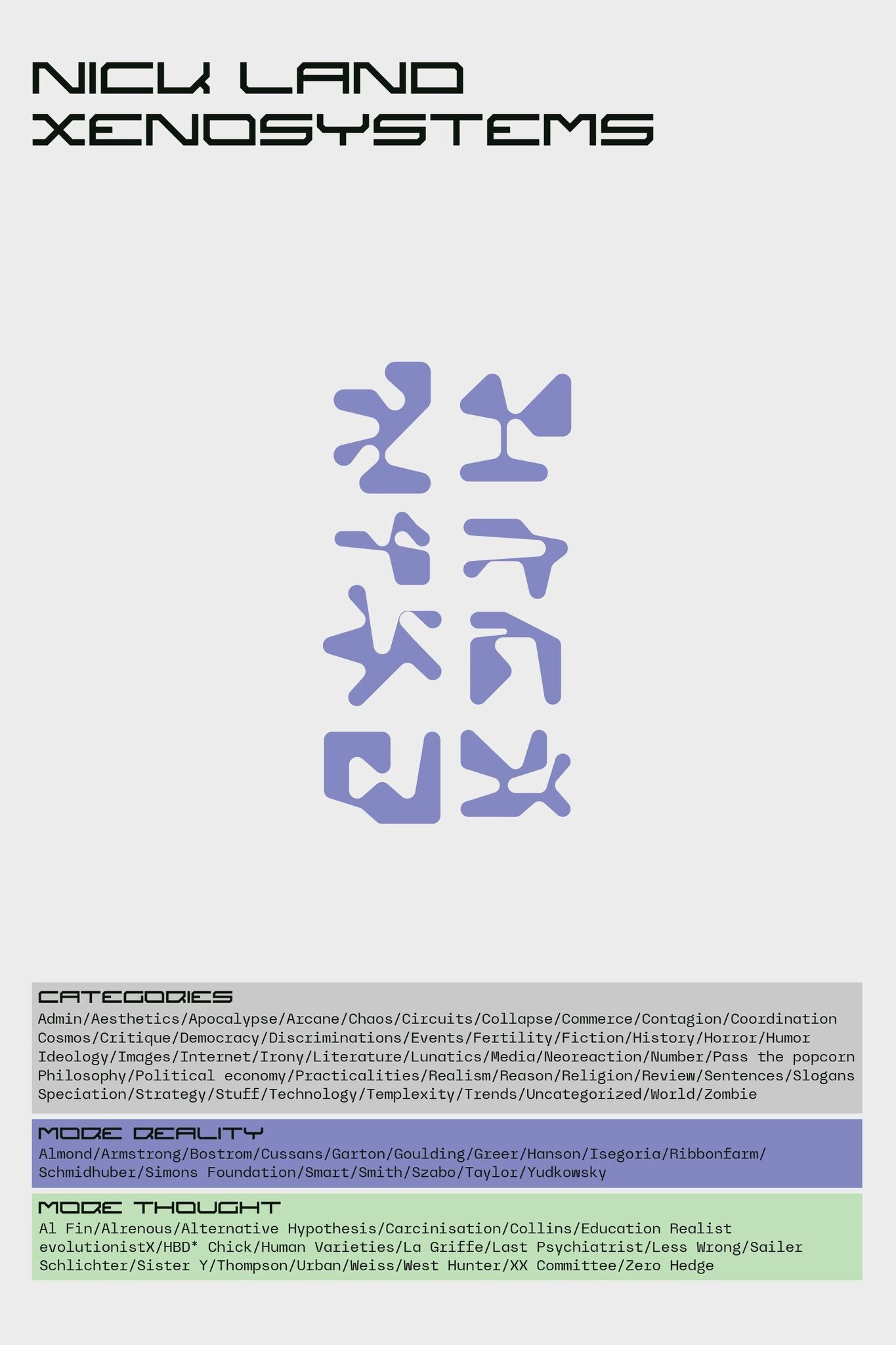 Xenosystems