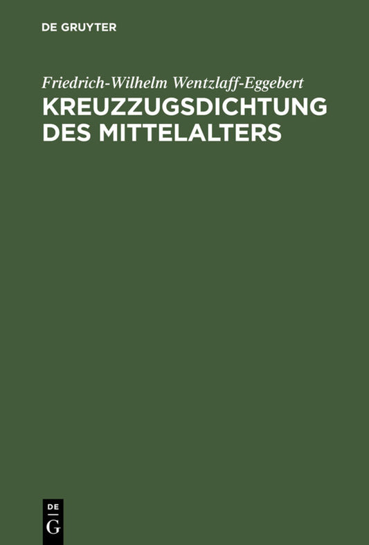 Kreuzzugsdichtung des Mittelalters