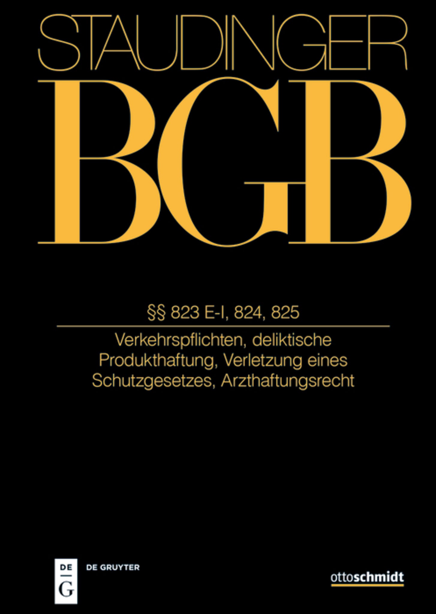 Cover image for §§ 823 E-I, 824, 825 ISBN 9783805913348