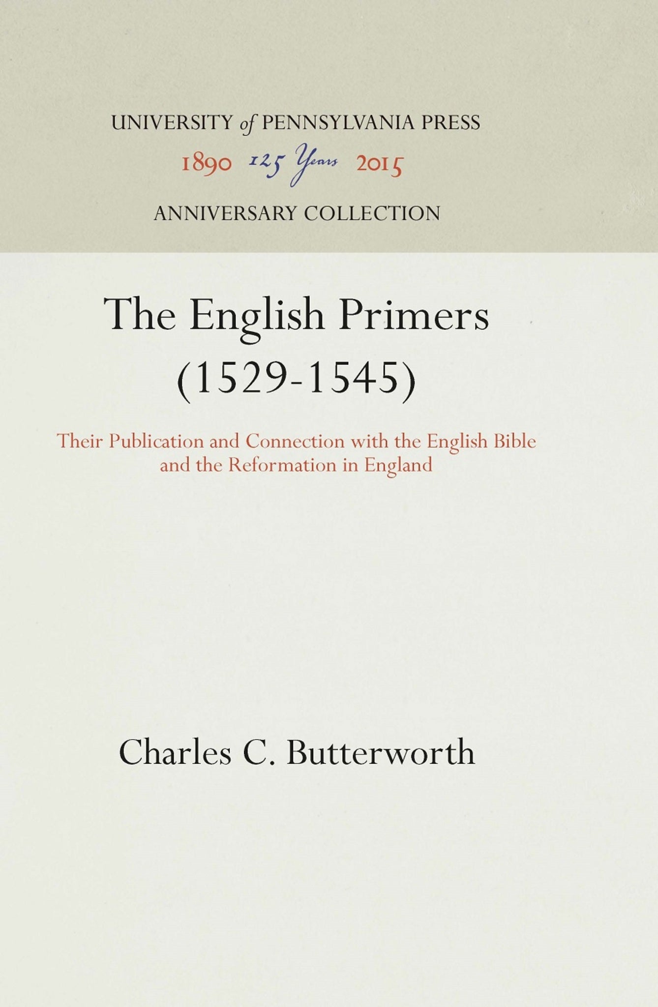 The English Primers (1529-1545)