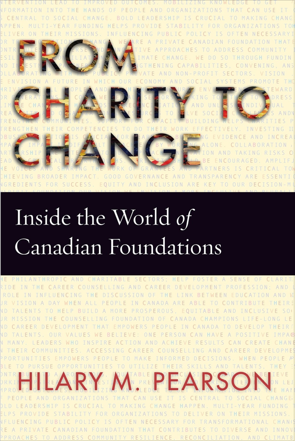 Cover image for From Charity to Change ISBN 9780228014508