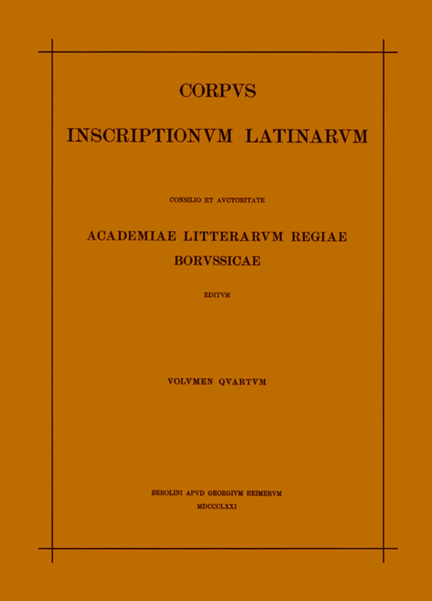 Inscriptiones parietariae Pompeianae Herculanenses Stabianae
