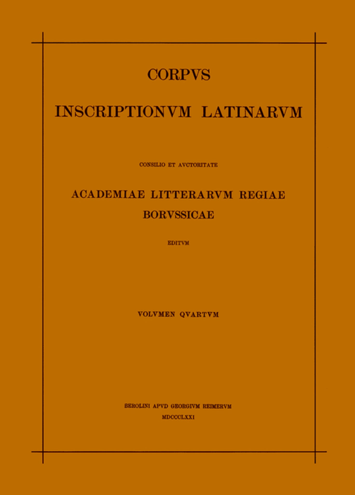 Inscriptiones parietariae Pompeianae Herculanenses Stabianae