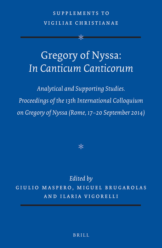 Gregory of Nyssa: In Canticum Canticorum