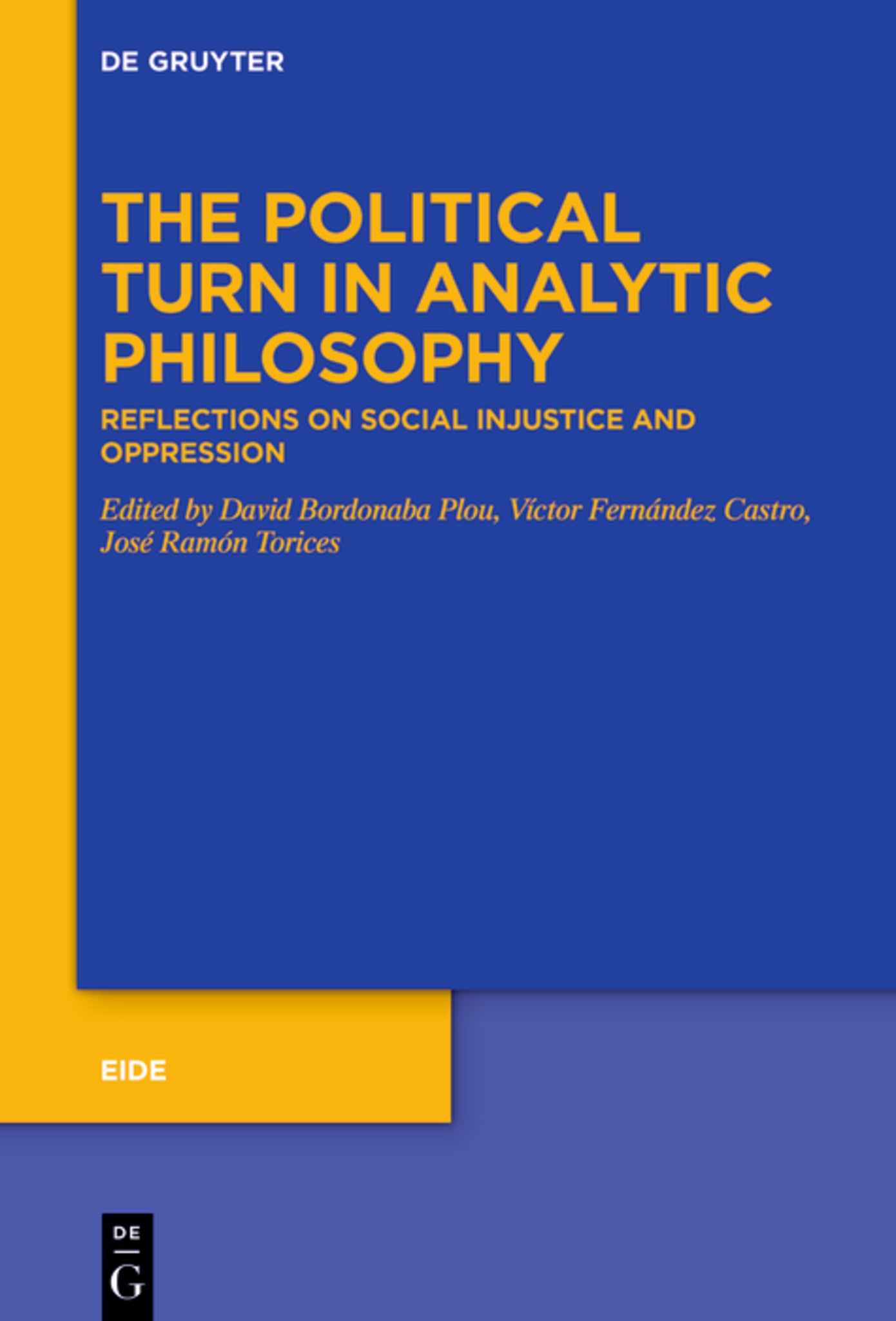 The Political Turn in Analytic Philosophy