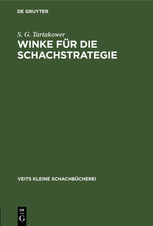 Winke für die Schachstrategie