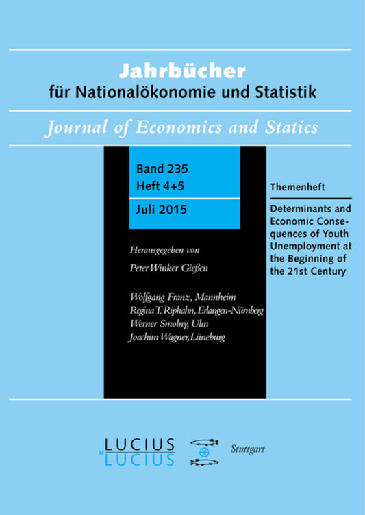 Determinants and Economic Consequences of Youth Unemployment at the Beginning of the 21st Century