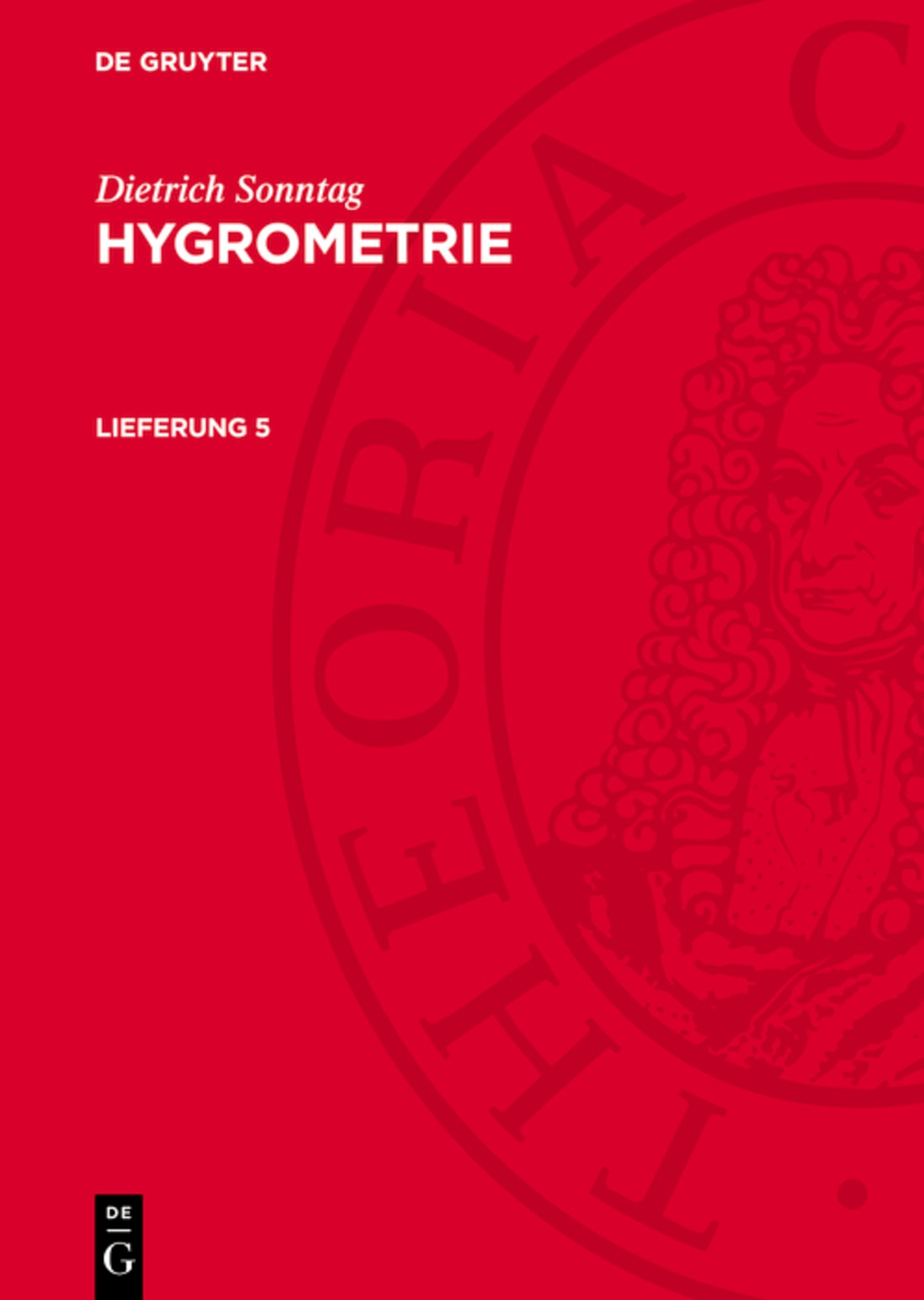 Dietrich Sonntag: Hygrometrie