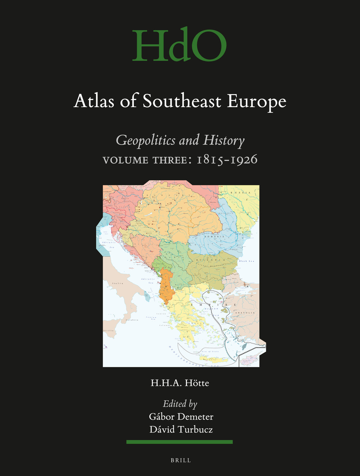 Cover image for Atlas of Southeast Europe ISBN 9789004340763