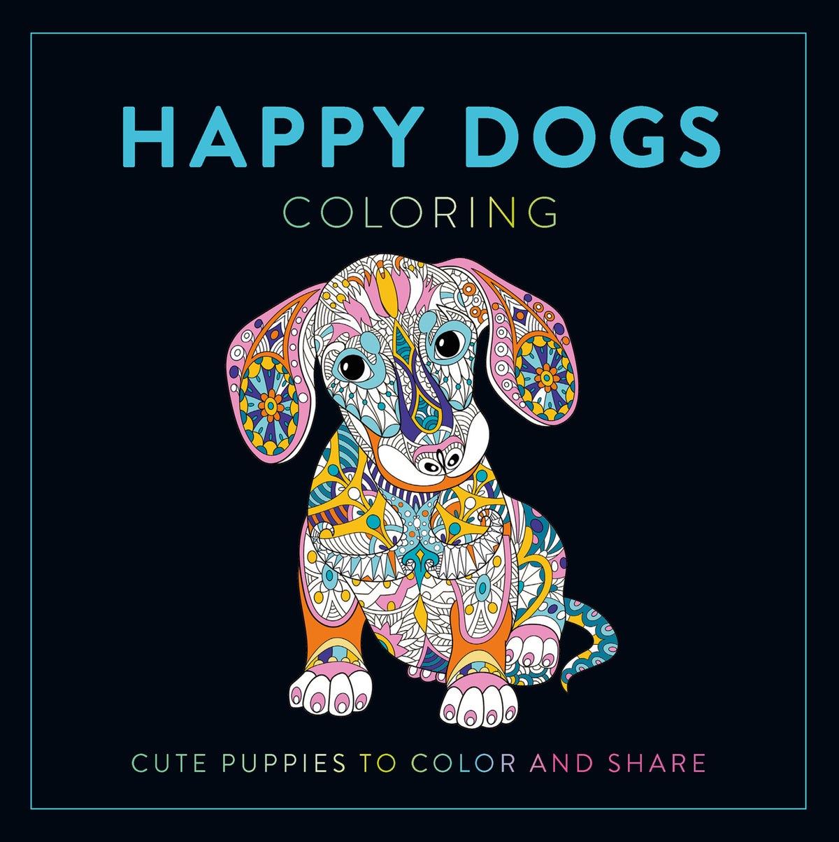 Cover image for Happy Dogs Coloring ISBN 9781915751621