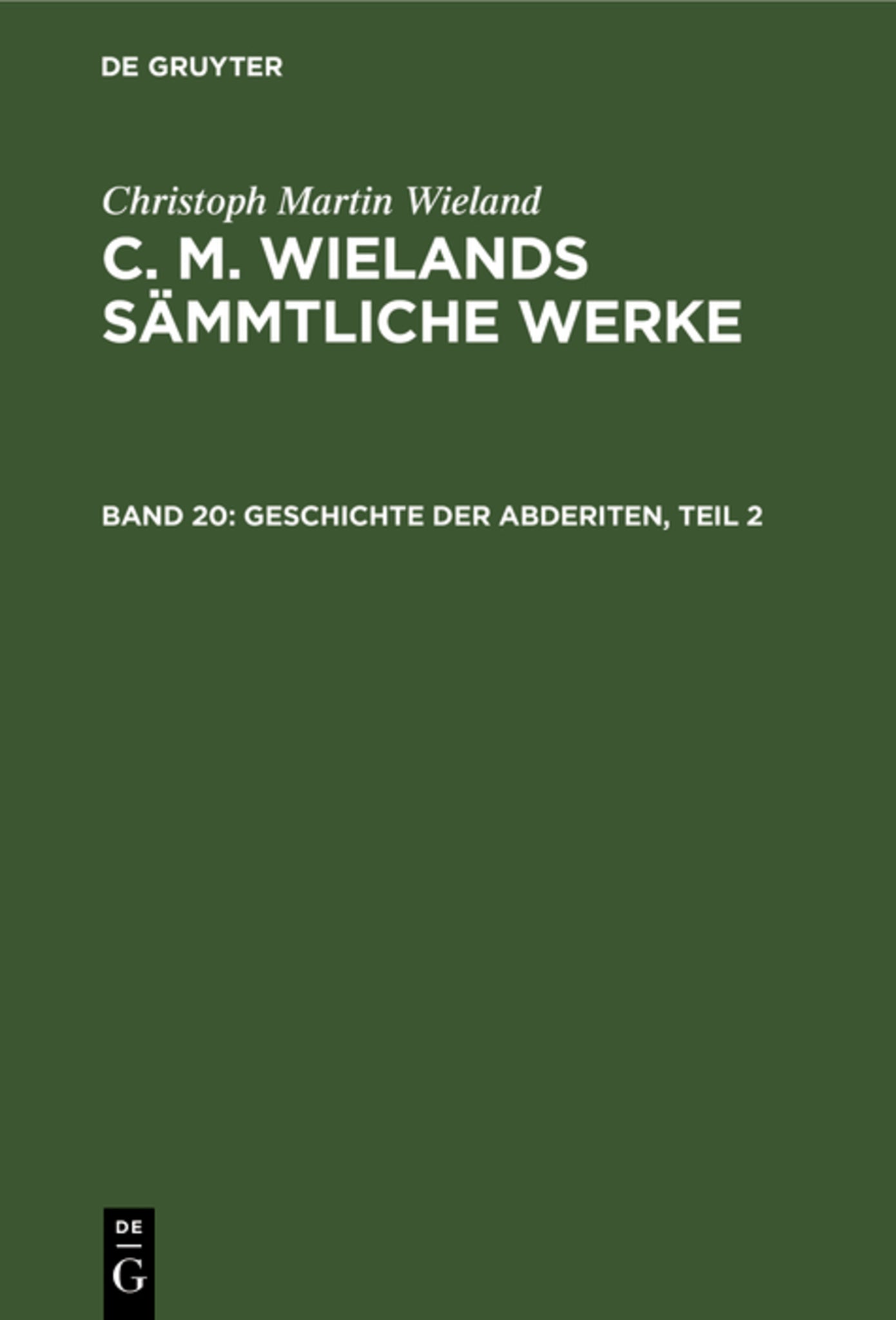 Geschichte der Abderiten, Teil 2