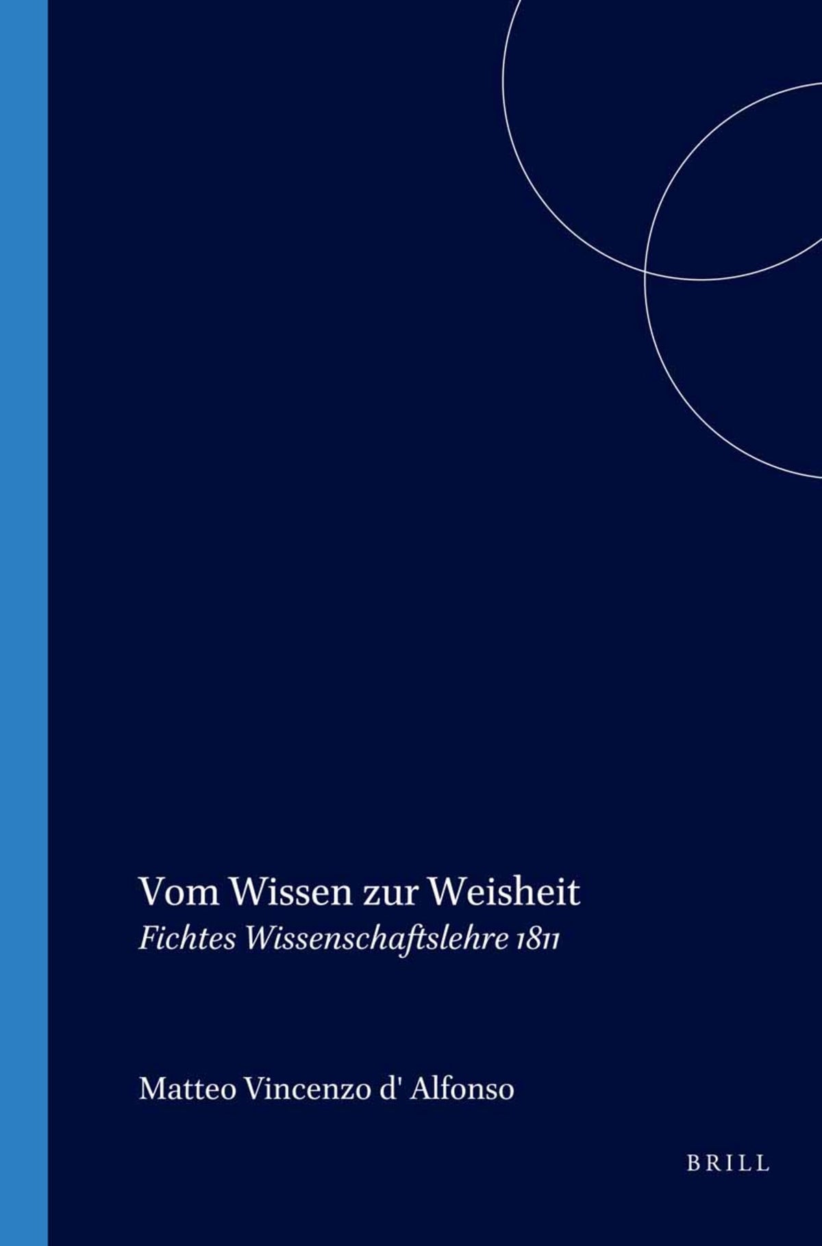 Cover image for Vom Wissen zur Weisheit ISBN 9789042018471