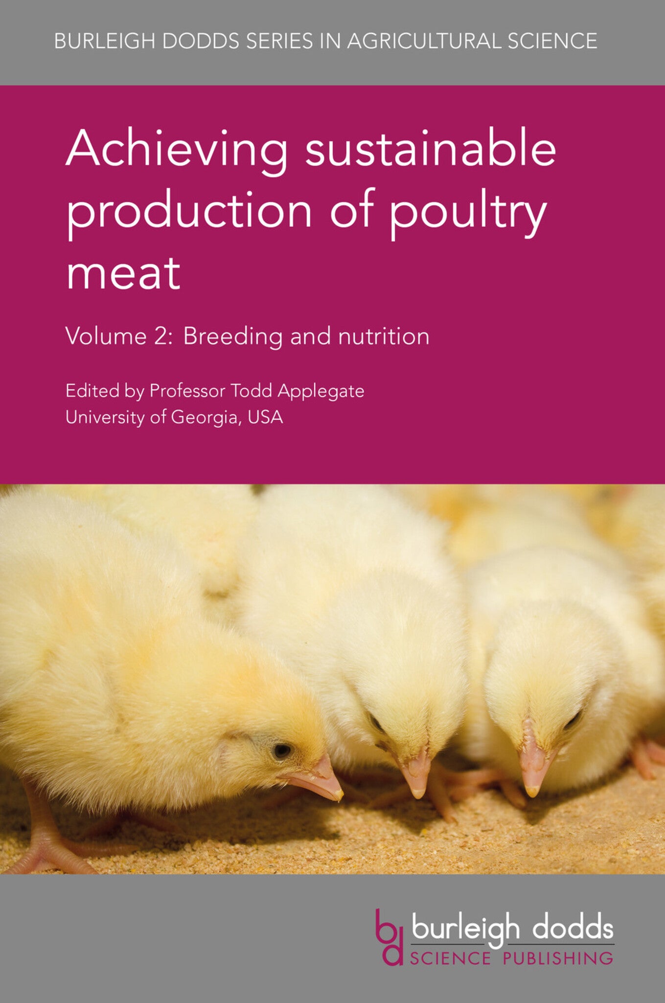 Cover image for Achieving sustainable production of poultry meat Volume 2 ISBN 9781786760685
