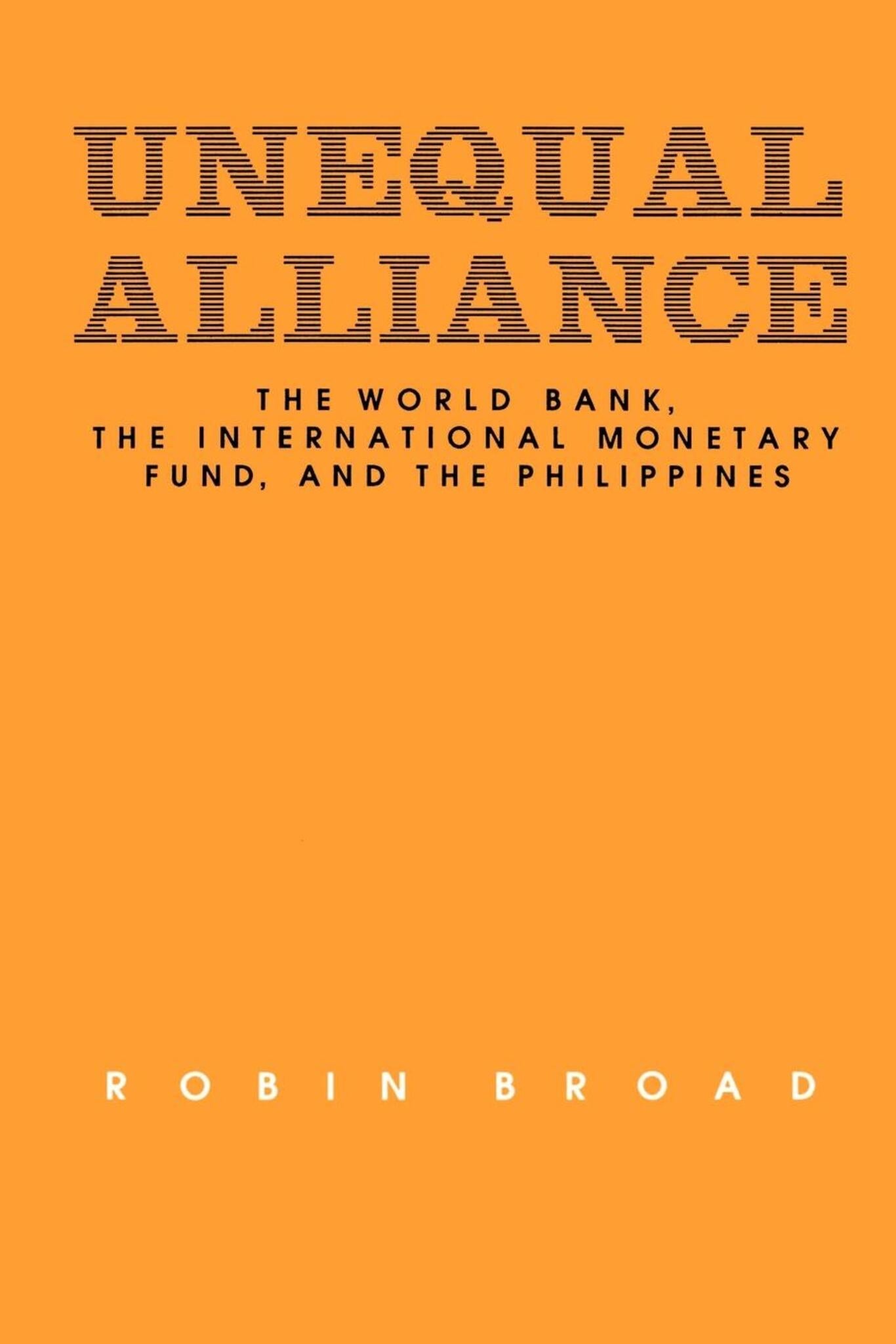 Cover image for Unequal Alliance ISBN 9780520909977
