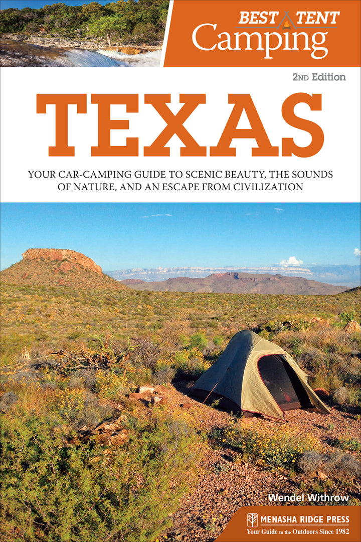 Cover image for Best Tent Camping: Texas ISBN 9780897324922