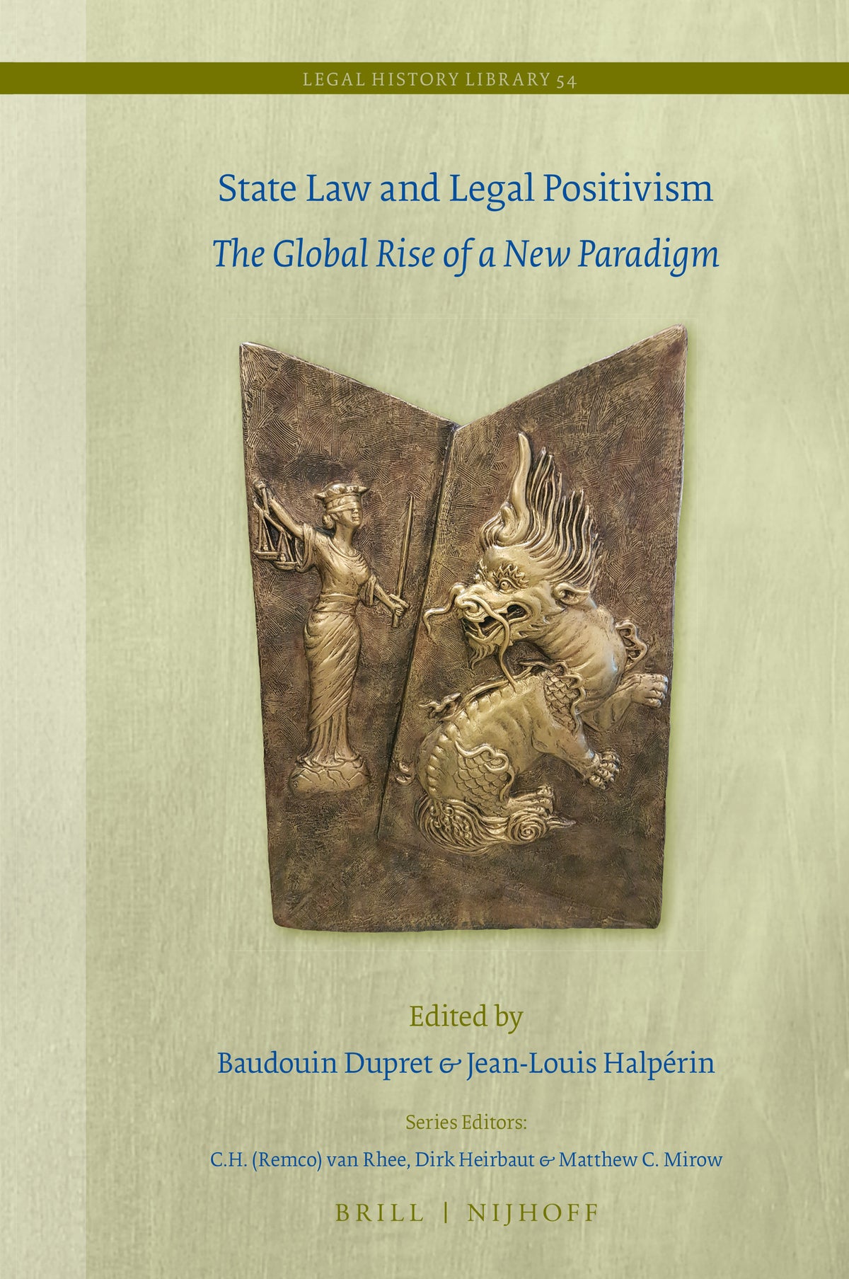 Cover image for State Law and Legal Positivism ISBN 9789004498655