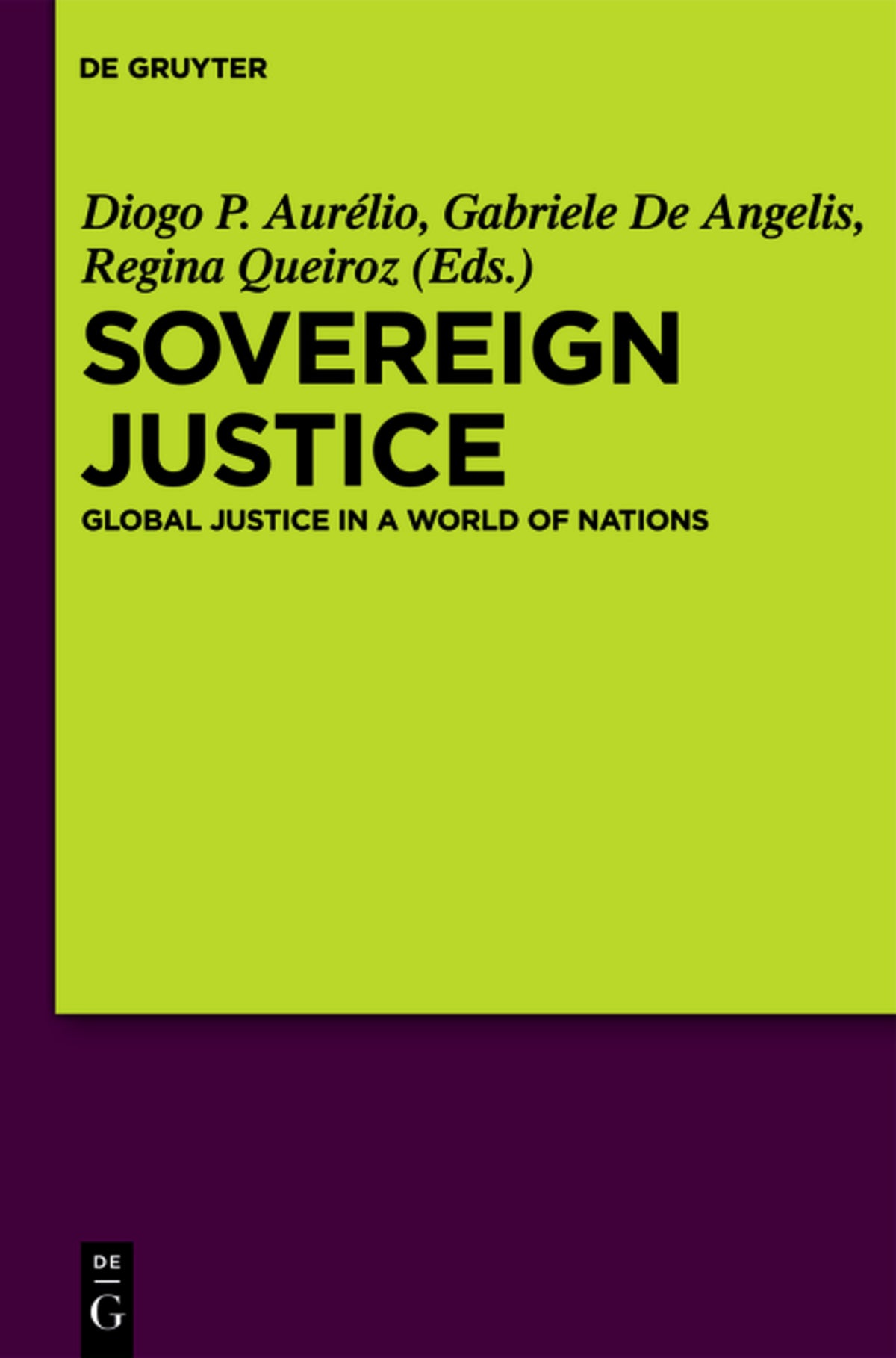 Cover image for Sovereign Justice ISBN 9783110245738