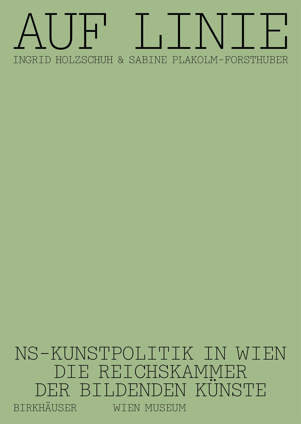 Cover image for Auf Linie ISBN 9783035624267