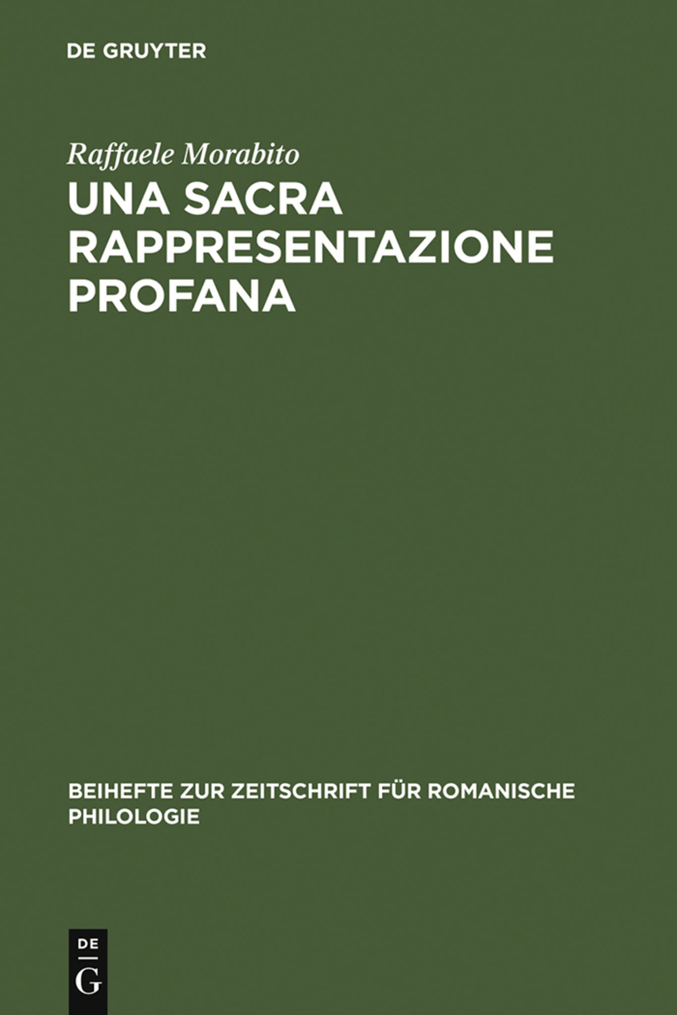 Una sacra rappresentazione profana