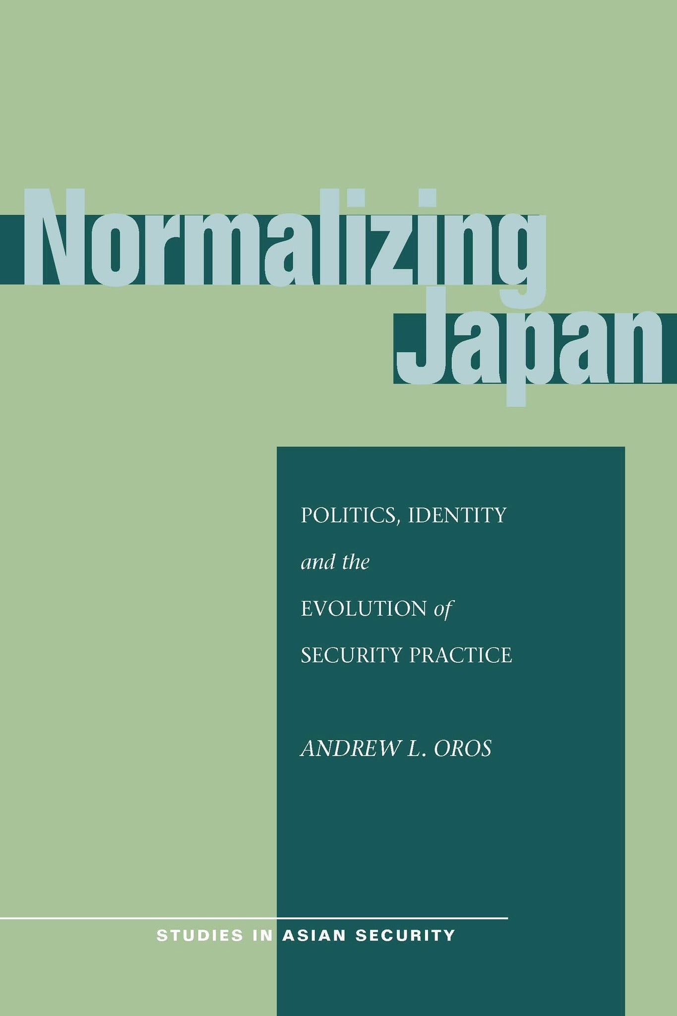 Cover image for Normalizing Japan ISBN 9780804770668