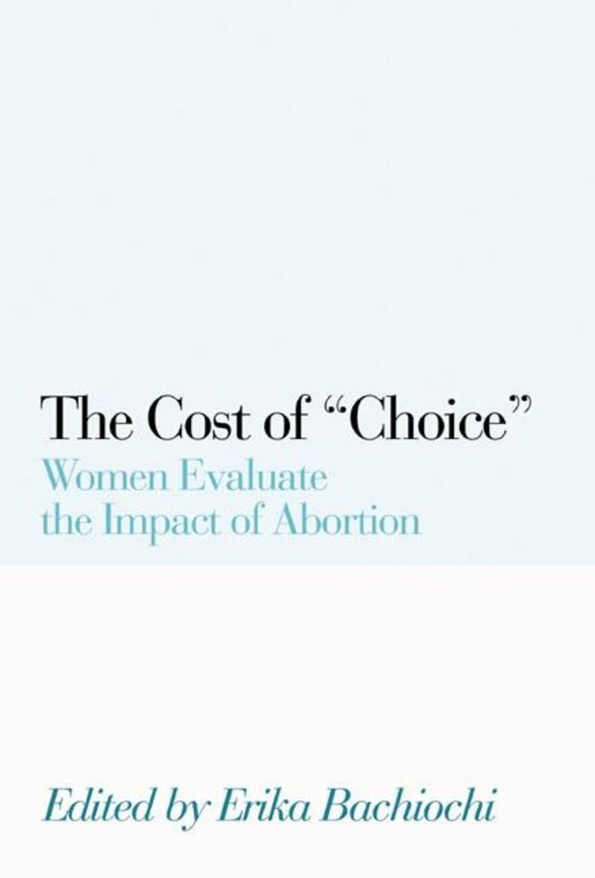 Cover image for The Cost of Choice ISBN 9781594030512
