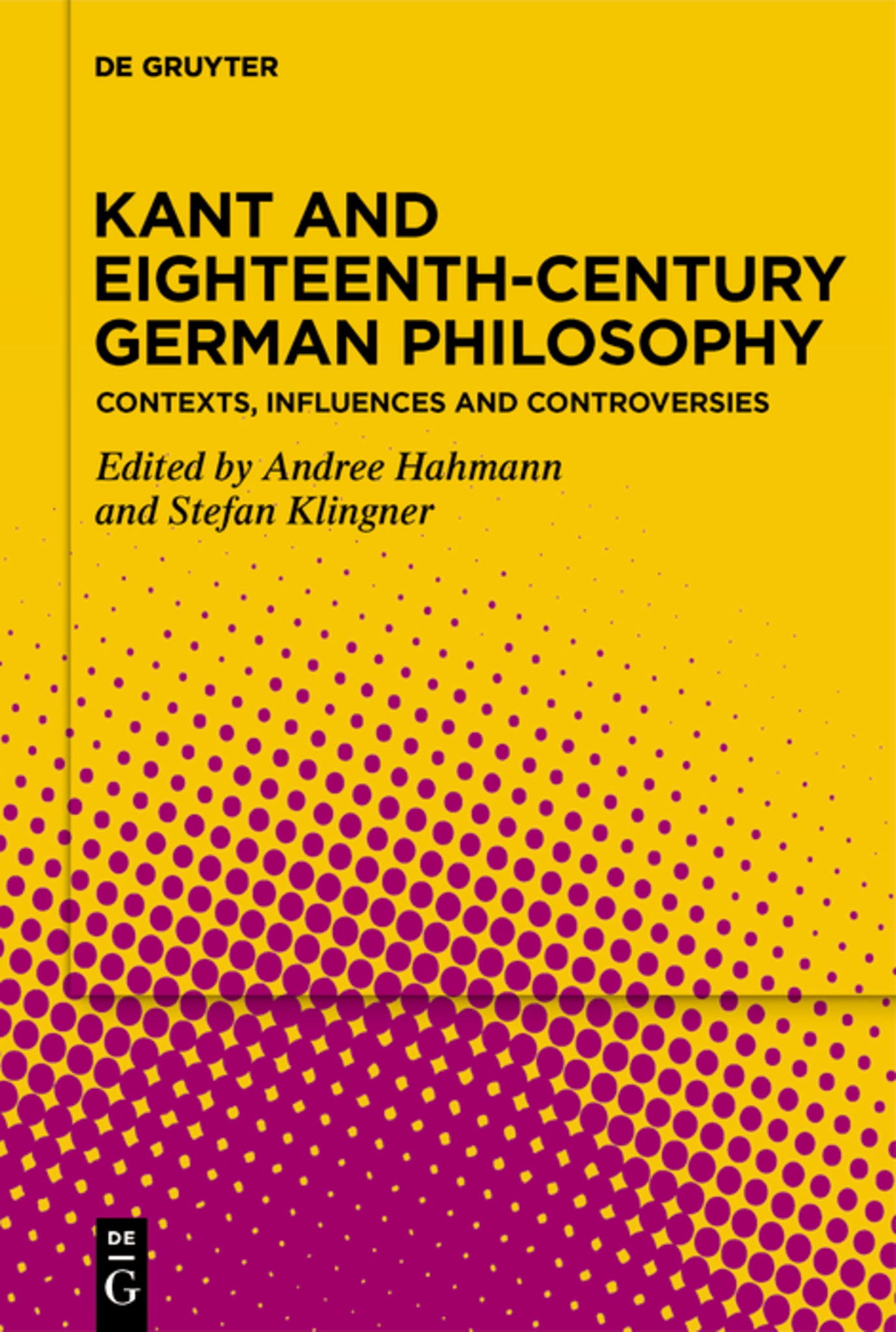 Cover image for Kant and Eighteenth-Century German Philosophy ISBN 9783112214213