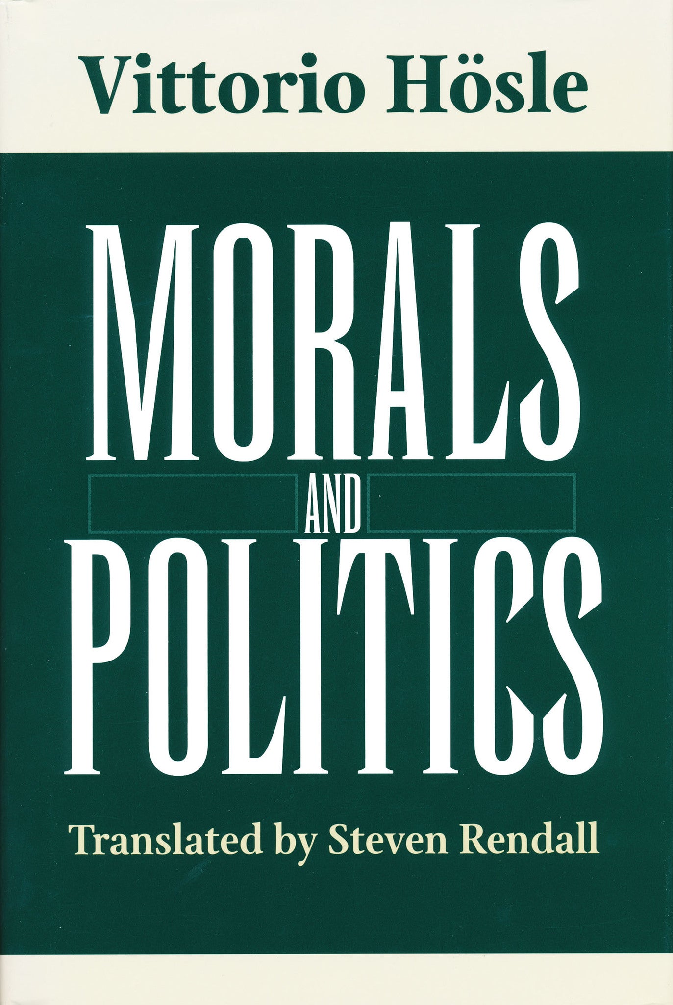 Cover image for Morals and Politics ISBN 9780268030650