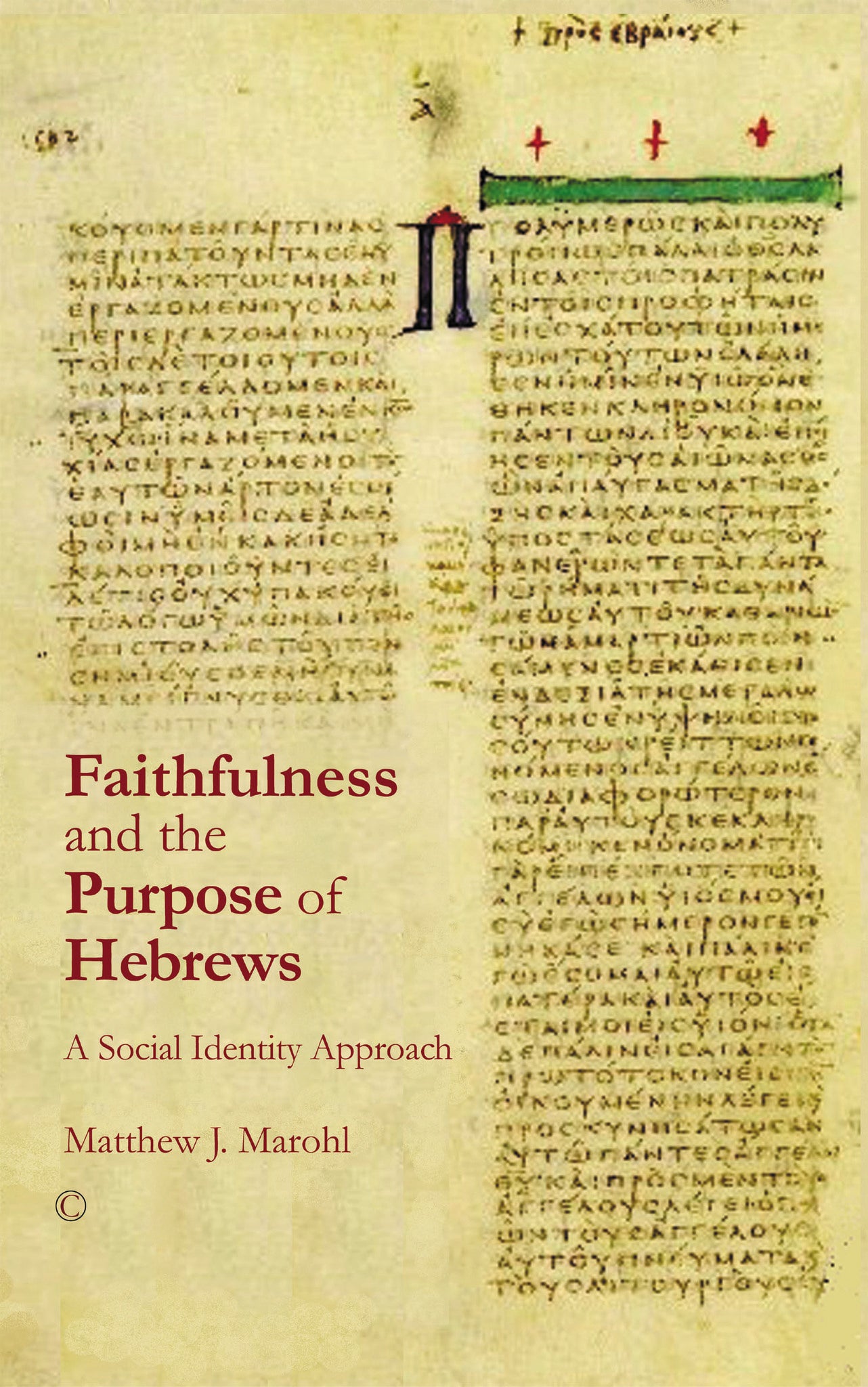 Cover image for Faithfulness and the Purpose of Hebrews ISBN 9780227173374