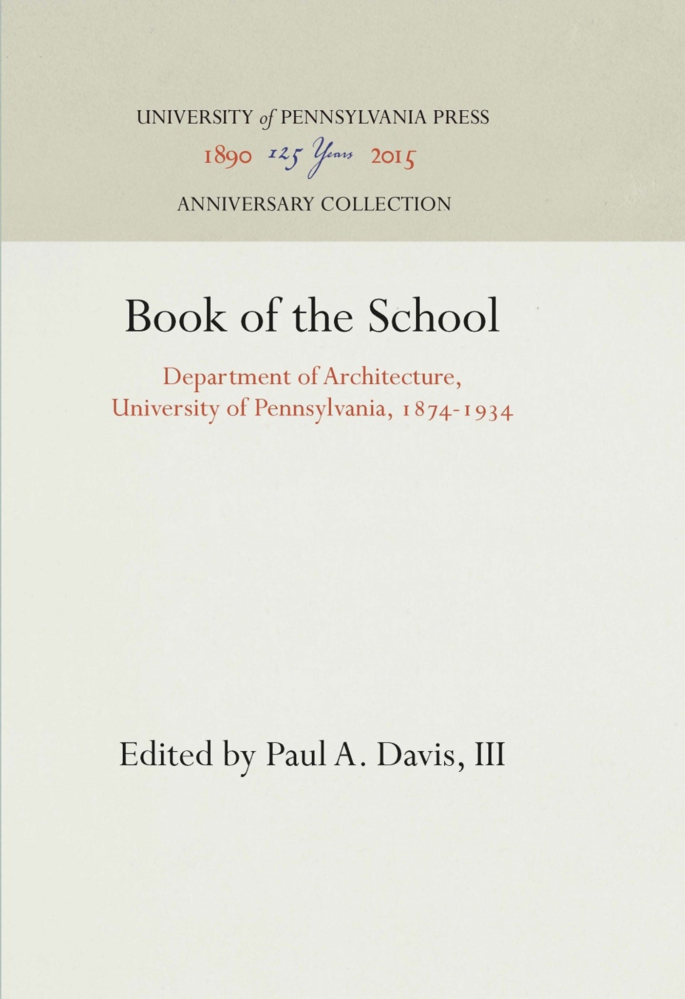 Cover image for Book of the School ISBN 9781512811186