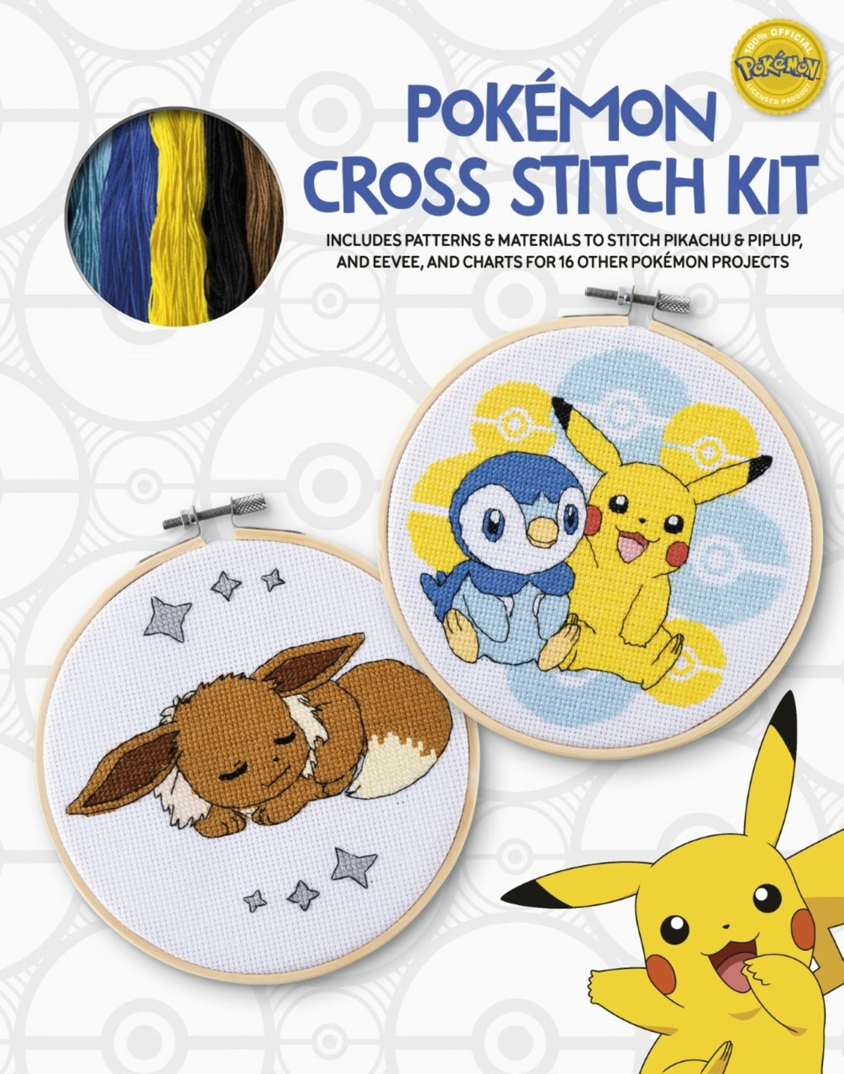 Cover image for Pokémon Cross Stitch Kit ISBN 9781446310618