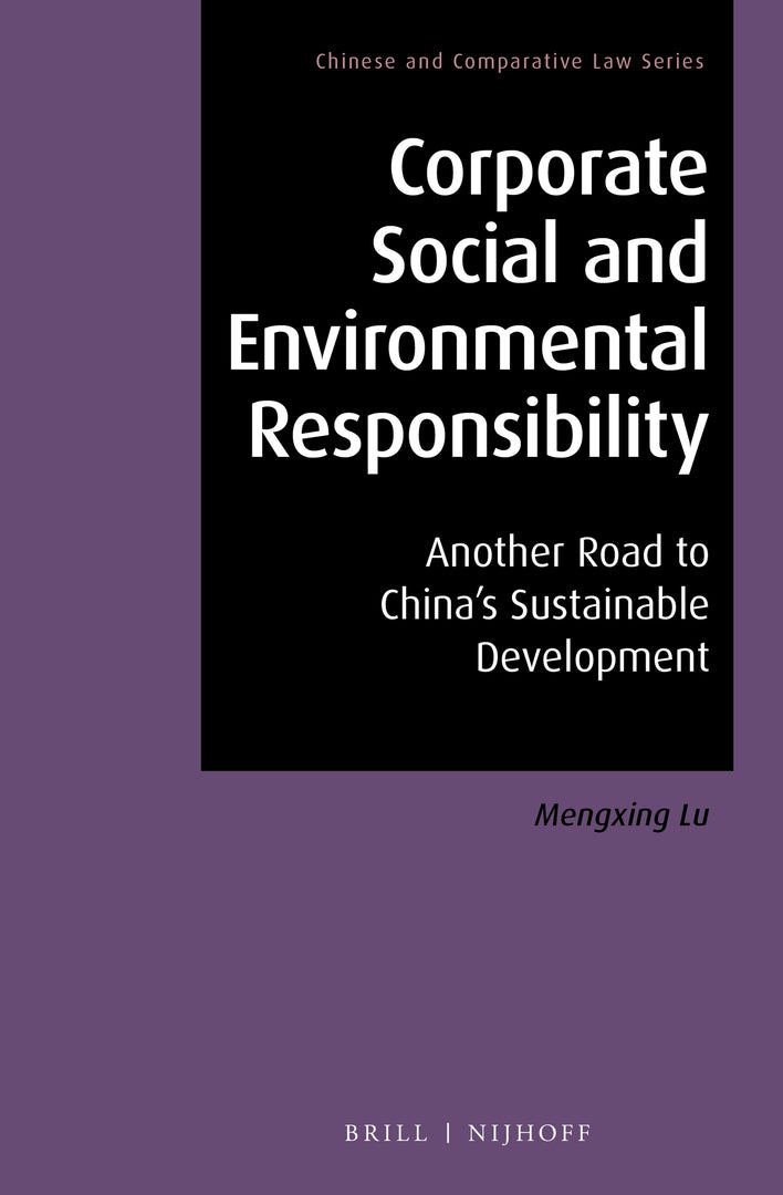 Cover image for Corporate Social and Environmental Responsibility ISBN 9789004368125