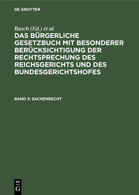 Sachenrecht