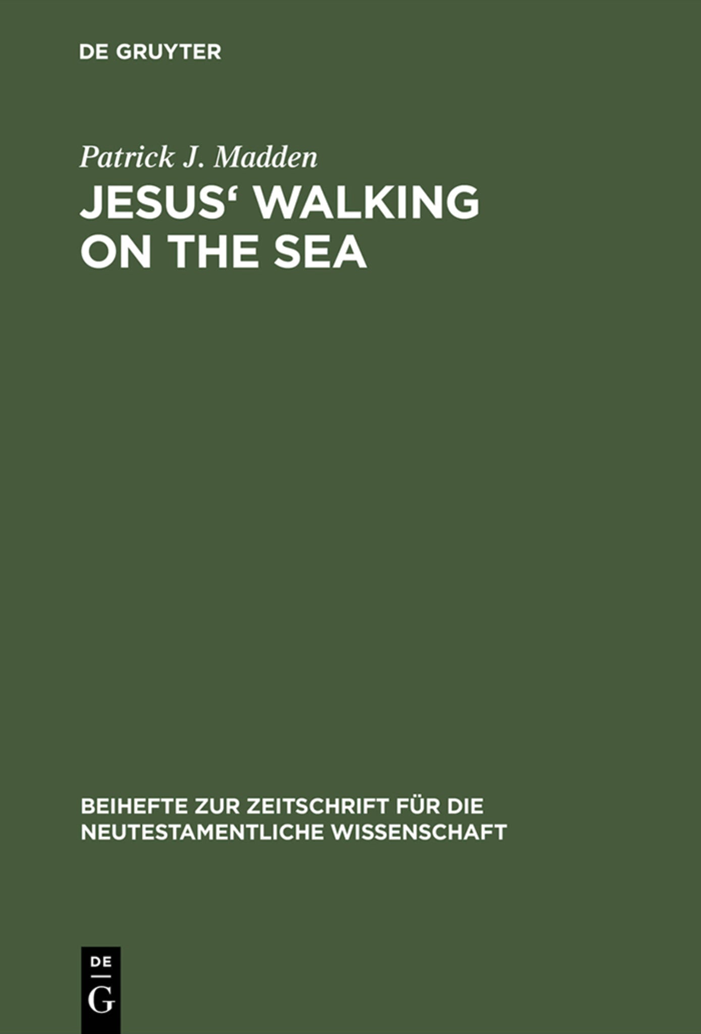 Jesus' Walking on the Sea