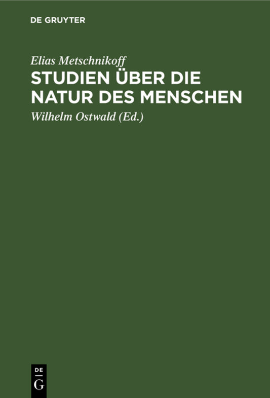 Studien über die Natur des Menschen