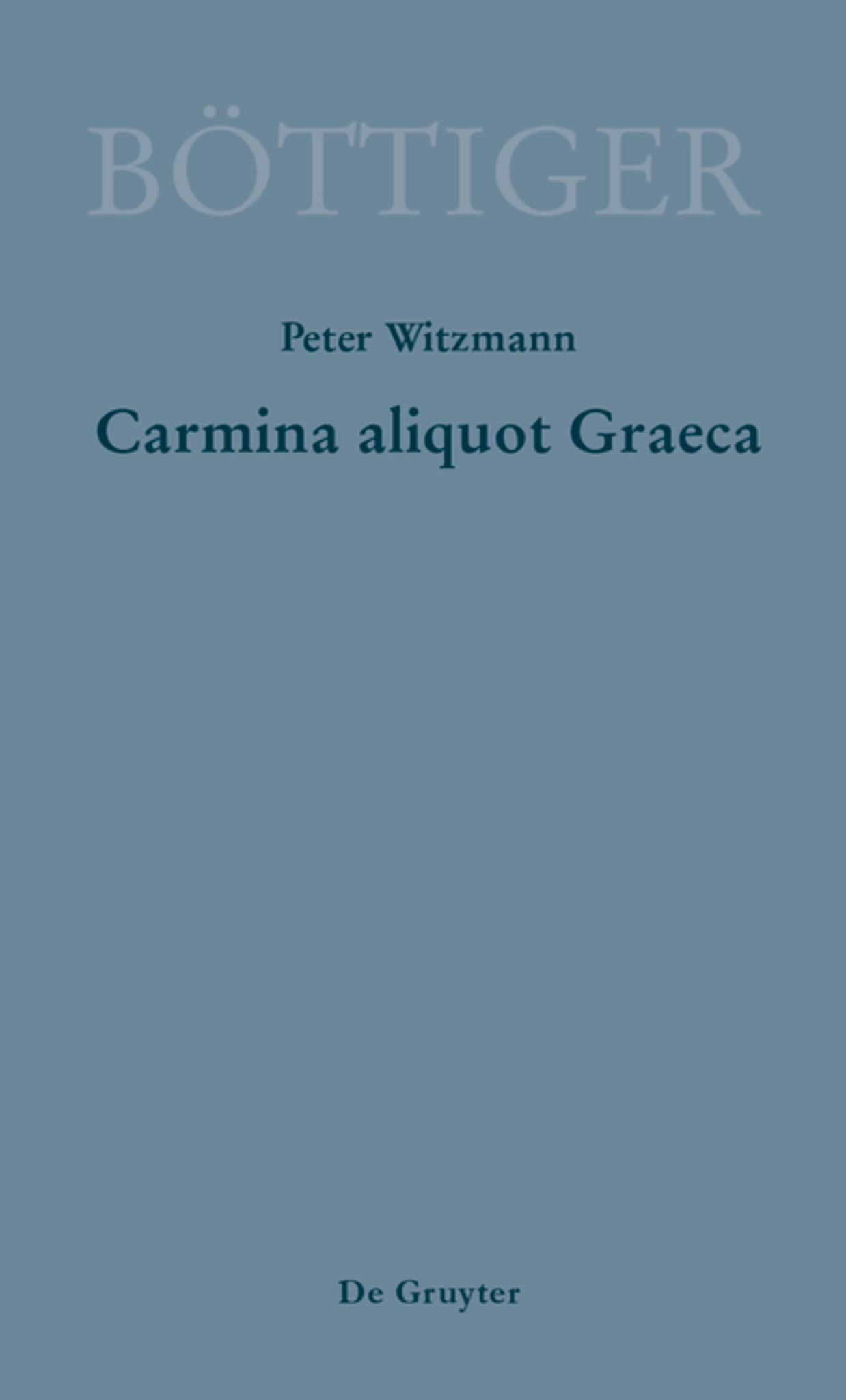 Carmina aliquot Graeca