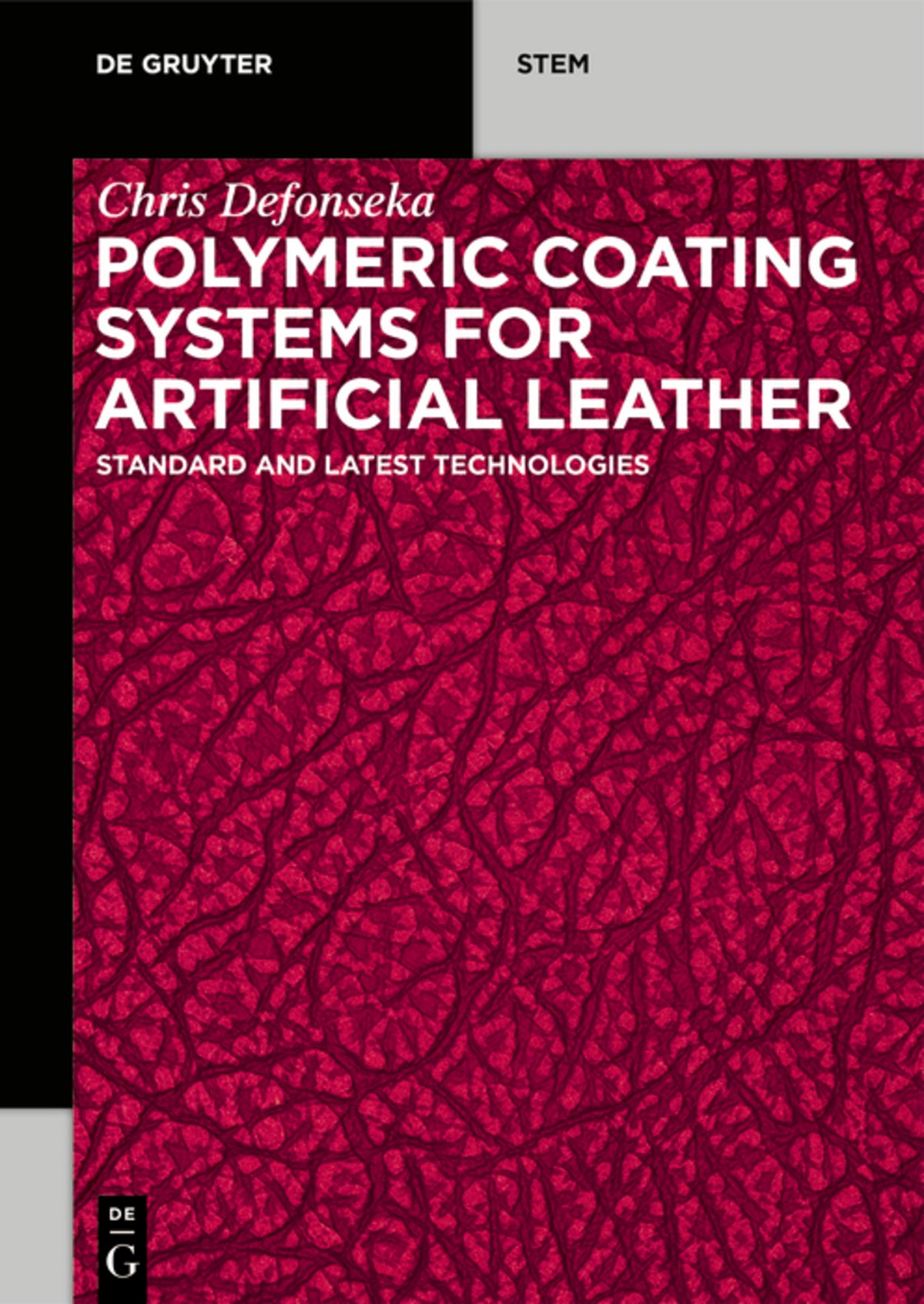 Cover image for Polymeric Coating Systems for Artificial Leather ISBN 9783110716535