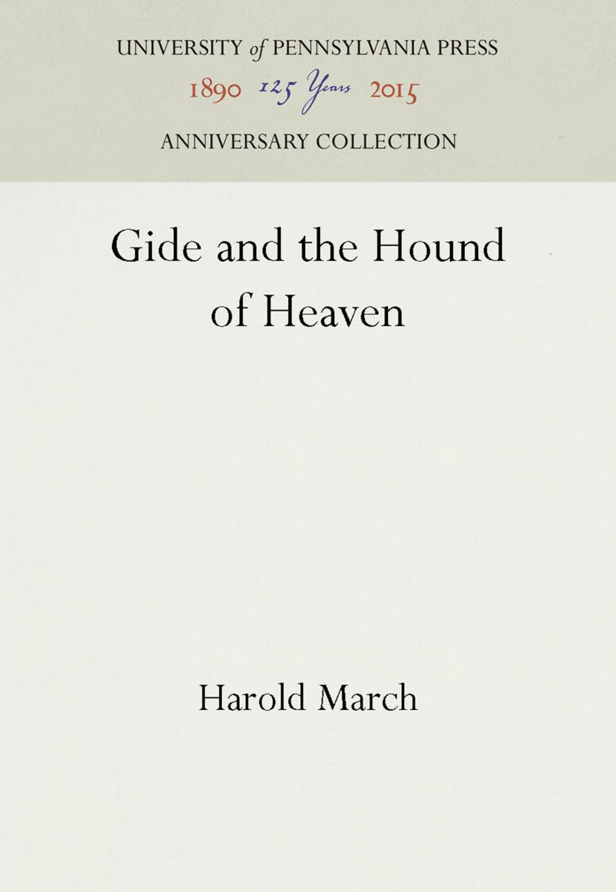 Gide and the Hound of Heaven