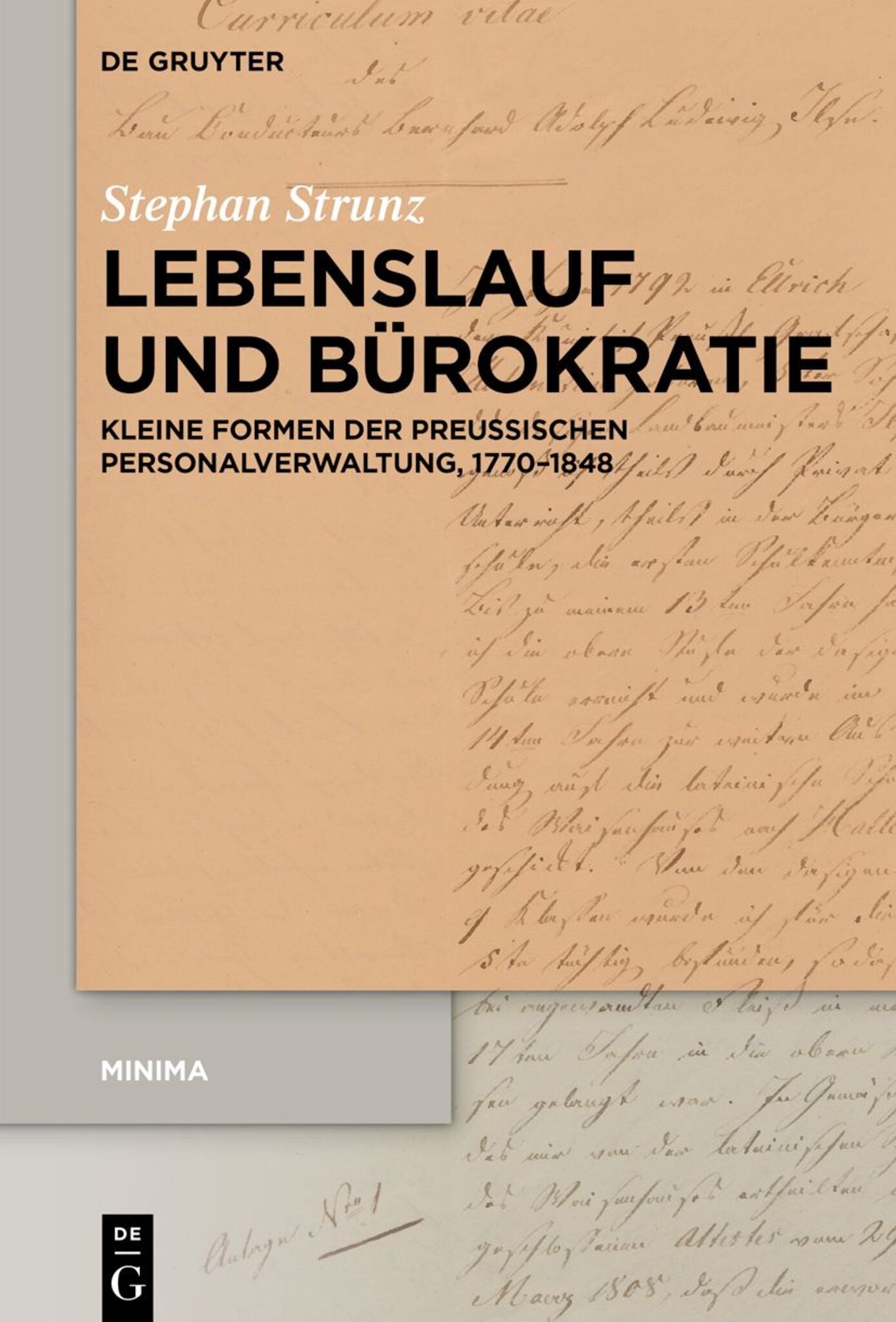 Cover image for Lebenslauf und Bürokratie ISBN 9783111356181