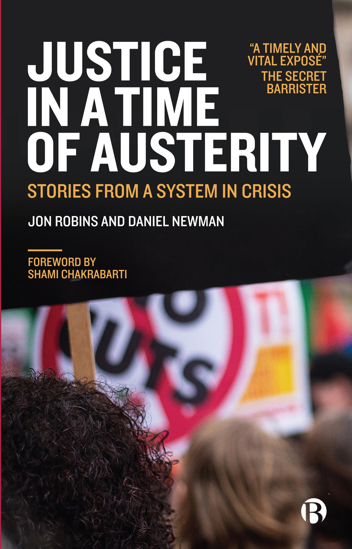 Cover image for Justice in a Time of Austerity ISBN 9781529213126