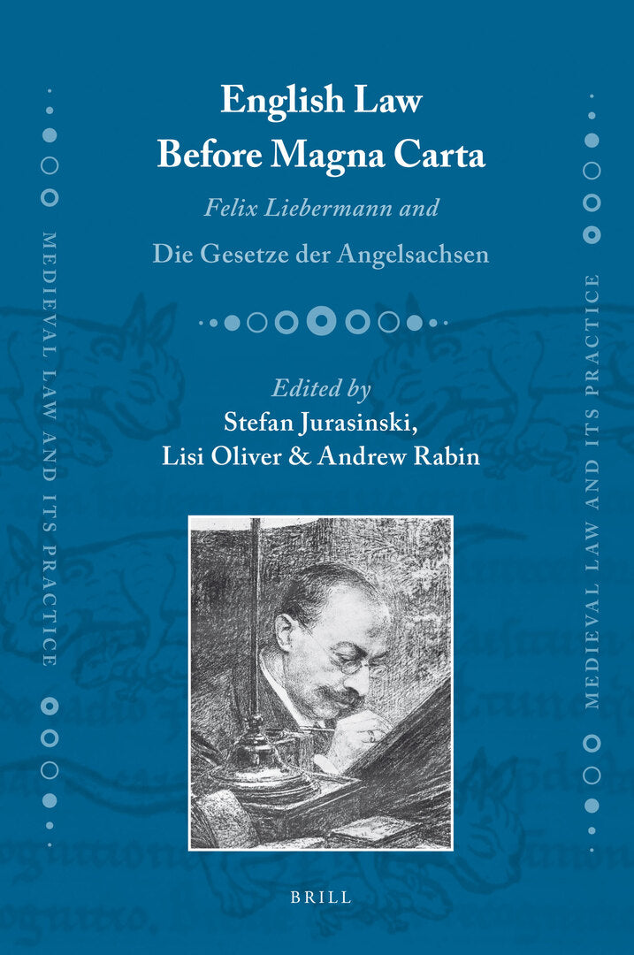 Cover image for English Law Before Magna Carta ISBN 9789004187566