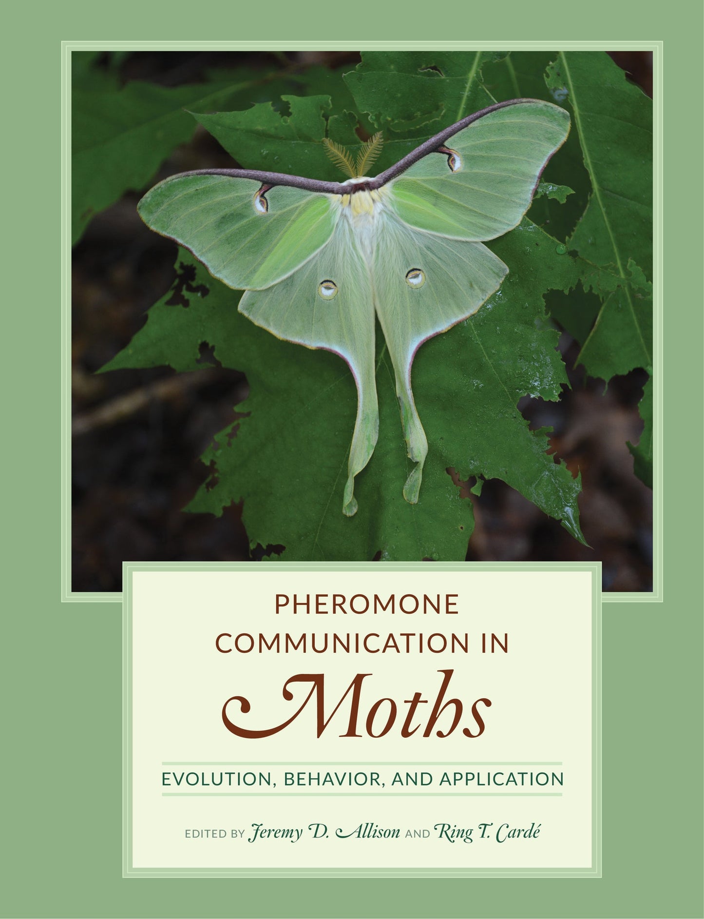Cover image for Pheromone Communication in Moths ISBN 9780520964433