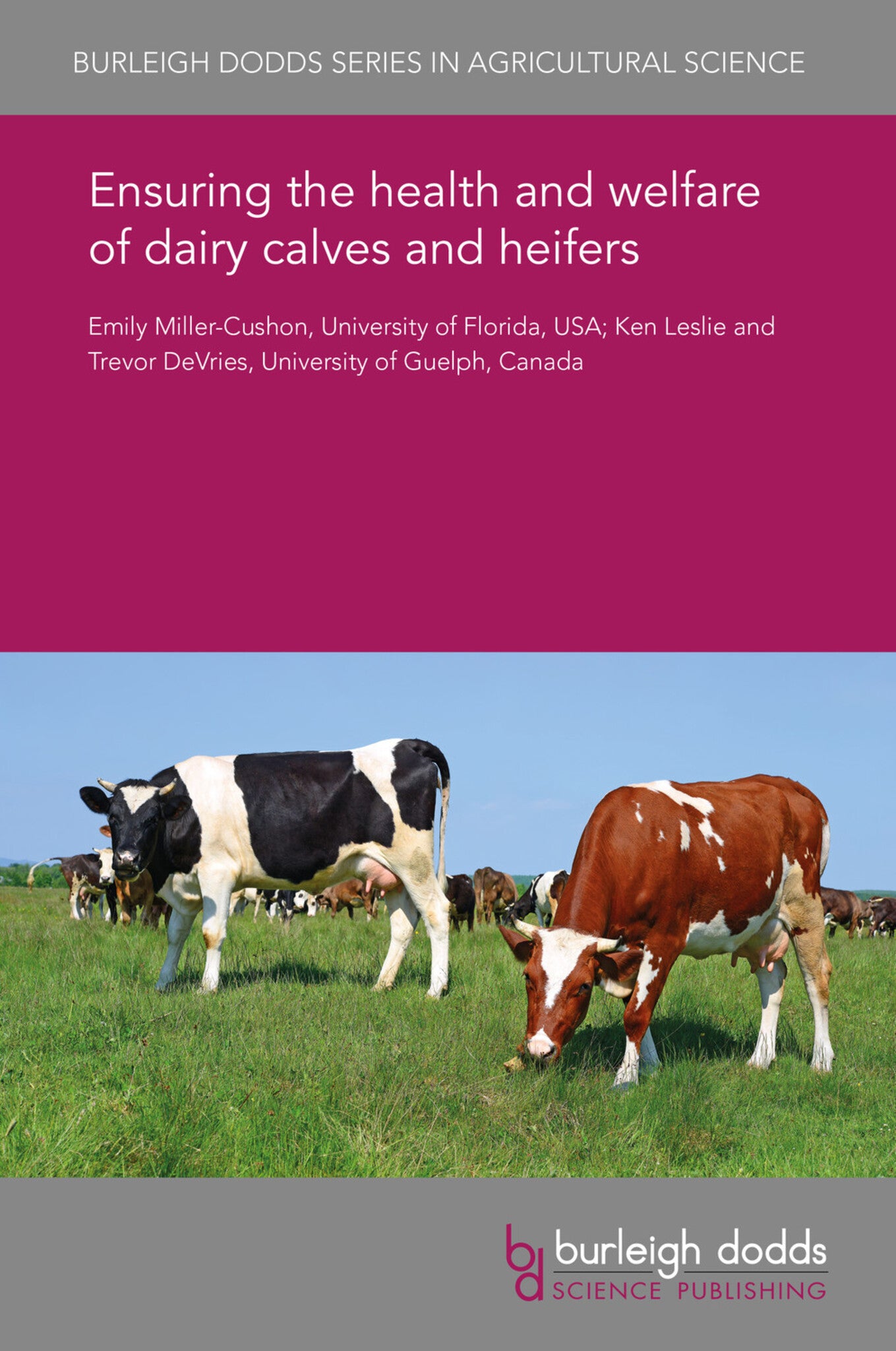 Cover image for Ensuring the health and welfare of dairy calves and heifers ISBN 9781838791636